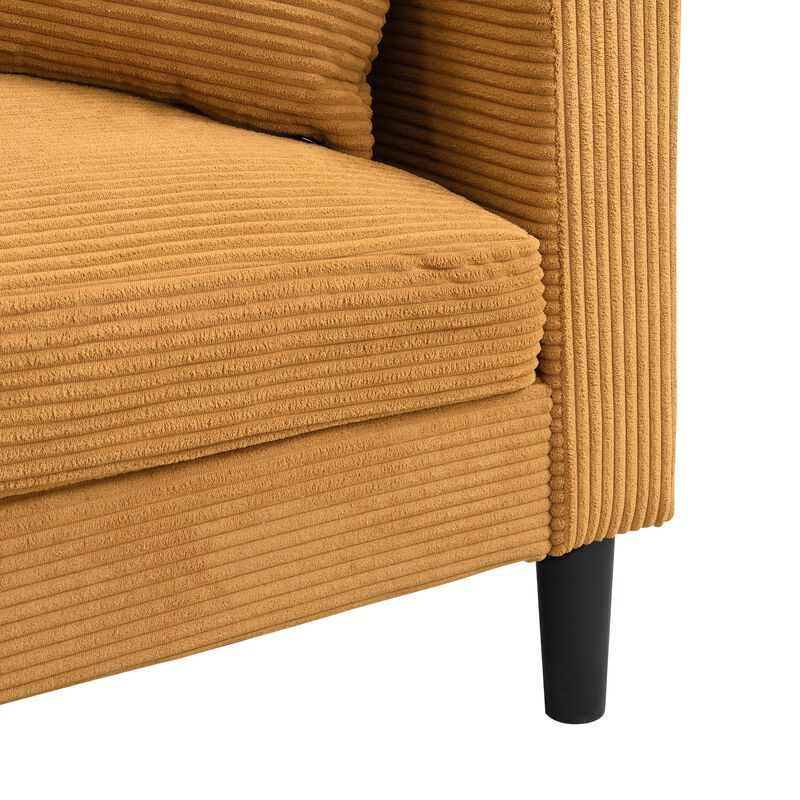 Merax Wooden Frame 2 Seats Loveseat Sofa