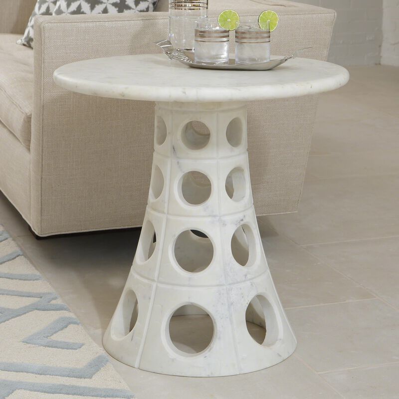 Taper Circle Side Table