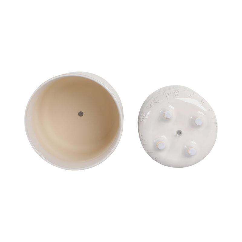 Ivory Stoneware Planters