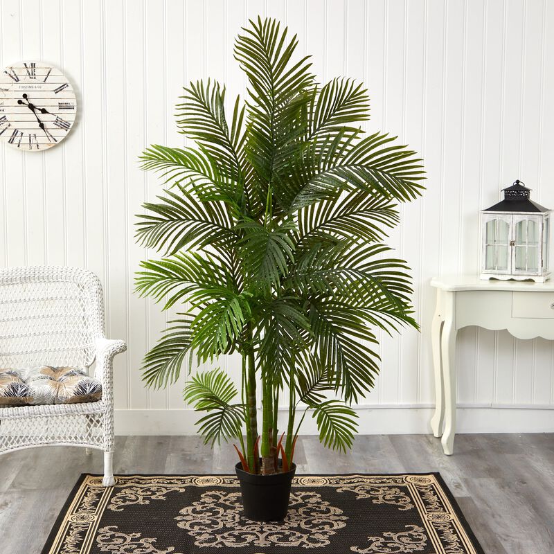 Hivvago 6 Feet Areca Palm Artificial Tree
