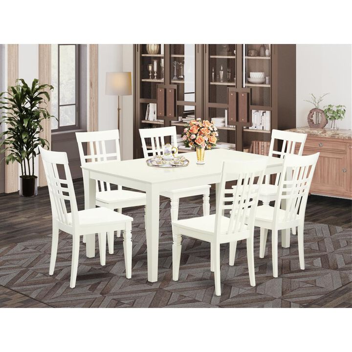 Dining Room Set Linen White