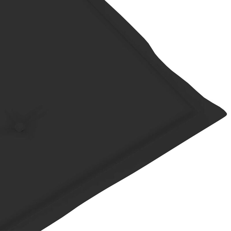 vidaXL Garden Chair Cushions 6 pcs Black 39.4"x19.7"x1.6"