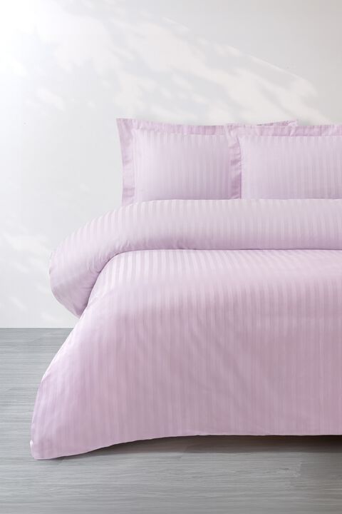 Brooks Brothers Sateen Stripe Cotton Duvet Cover Set