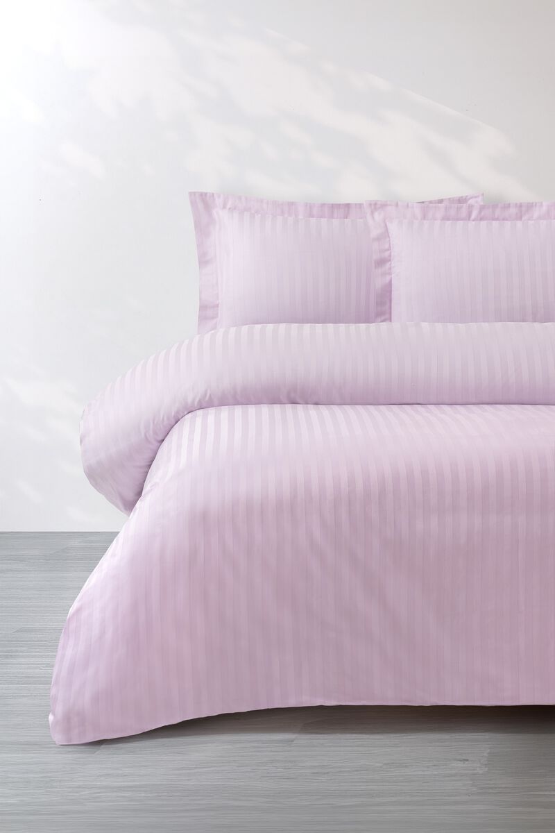 Brooks Brothers Sateen Stripe Cotton Duvet Cover Set