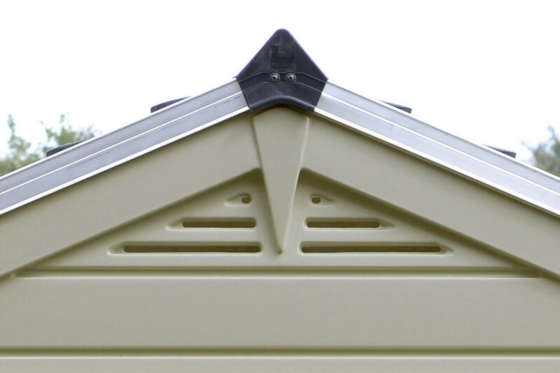 Palram - Canopia SkyLight 6' x 5' Shed - Tan