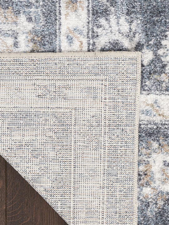 Astra Machine Washable ASW16 Dark Blue 7'10" x 10' Rug