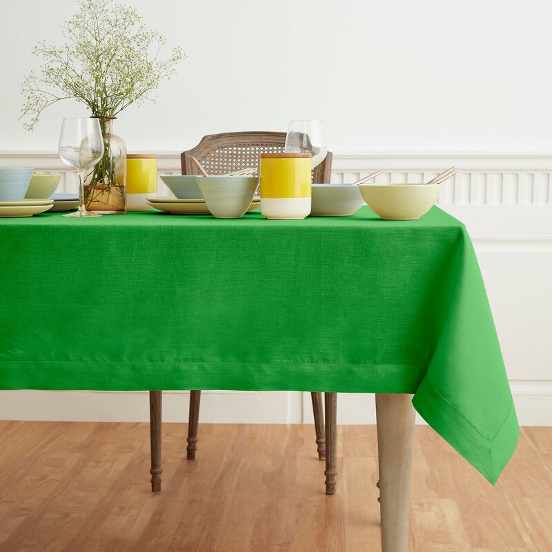 Solino Home 100% Pure Linen Tablecloth 60 x 120 Inch | Fete