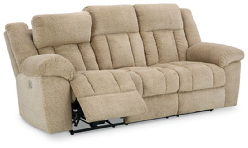 Tip-off Wheat Power Reclining Sofa