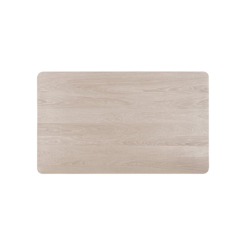New Classic Furniture Oscar Wood Counter Height Table in White Ash