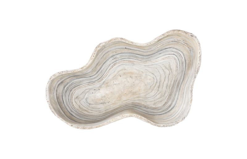 Cast Gray Onyx Bowl in Faux Finish