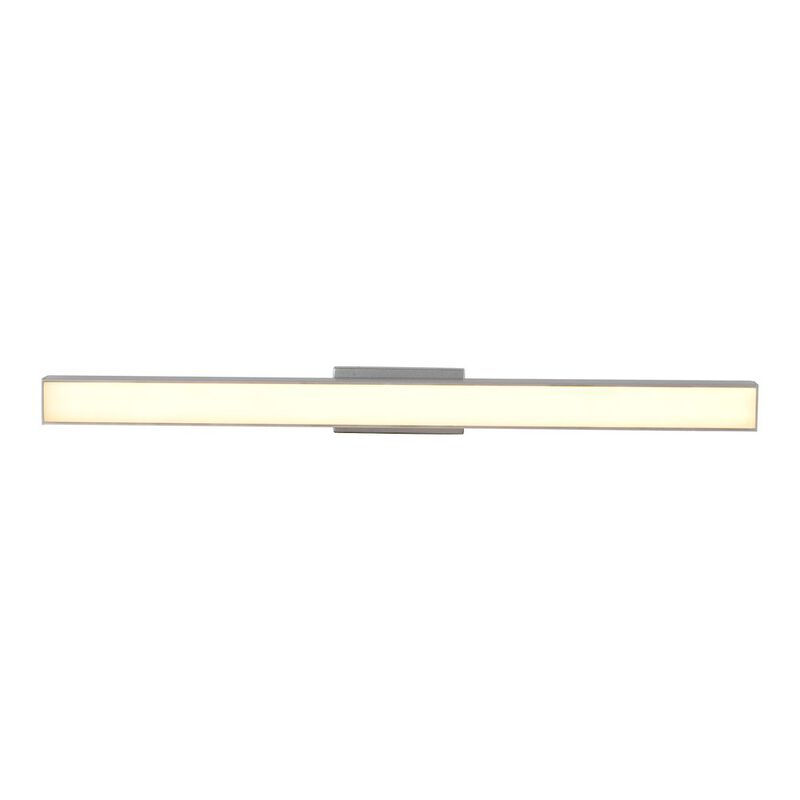 VONN Lighting Integrated AC LED ADA Compliant Bathroom Wall Lighting Fixture in Silver