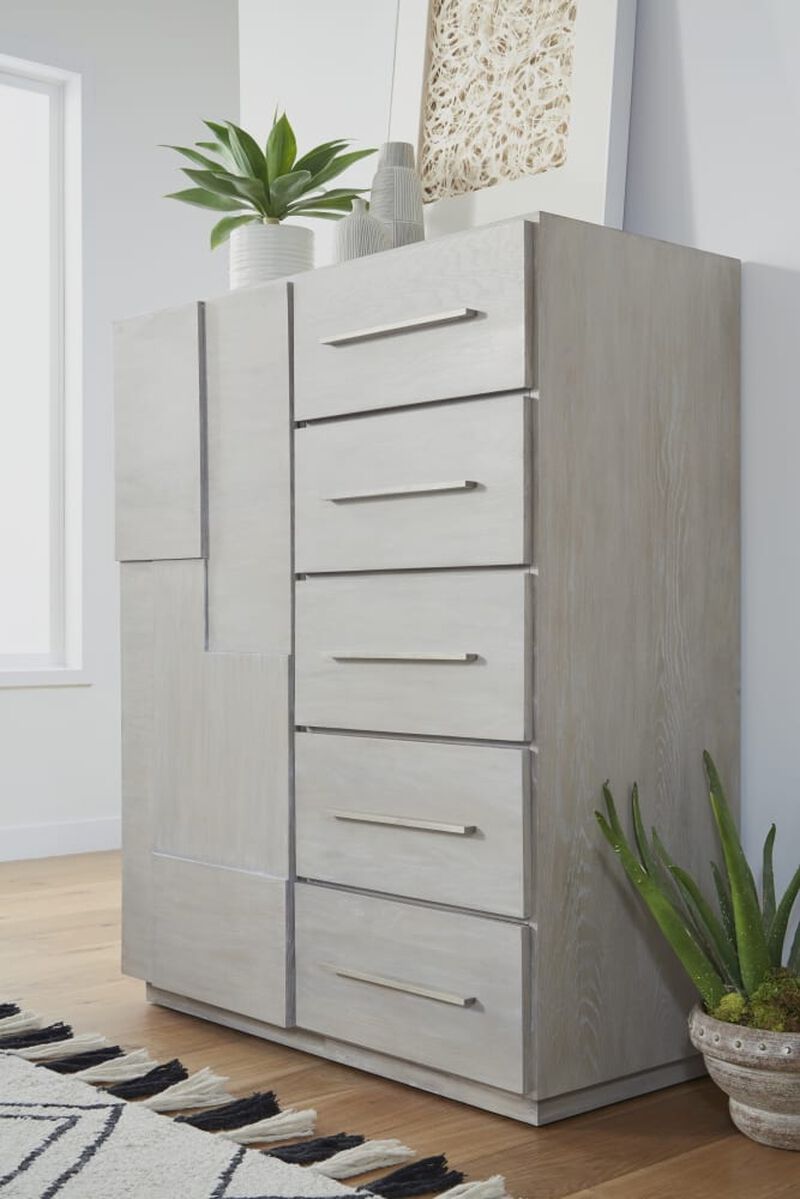 Destination Five Drawer One Door Sweater Chest