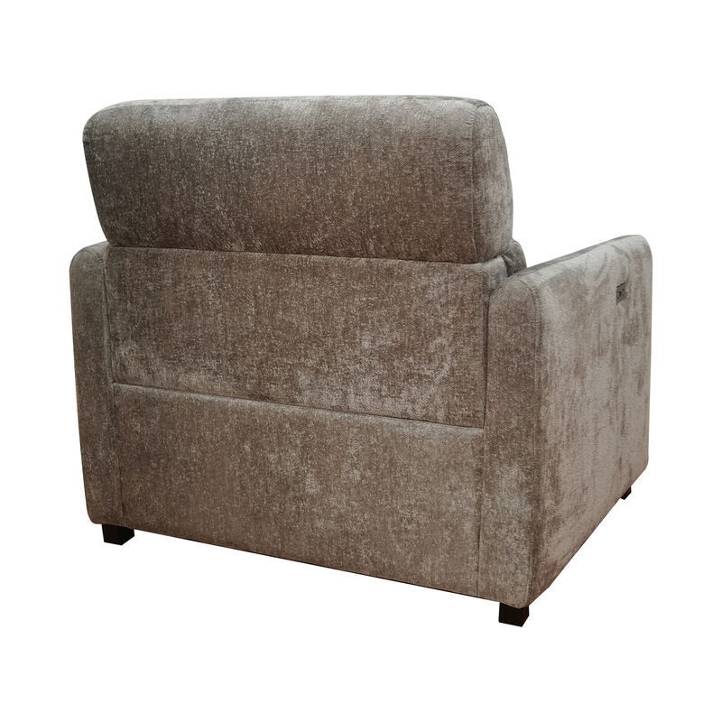 Gracie Mills Donnie Modern Solid wood Power Recliner