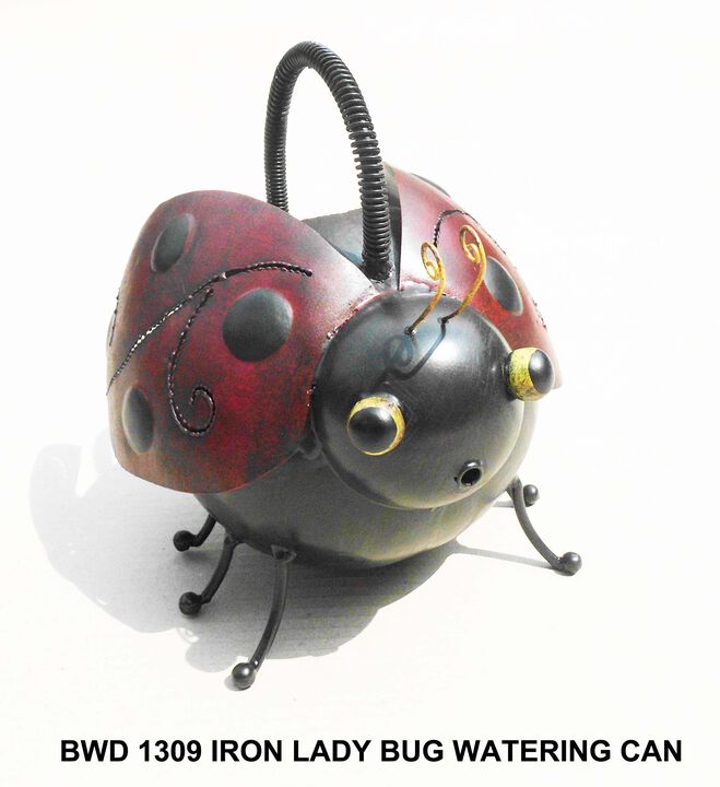 Iron Ladybug Watering Can