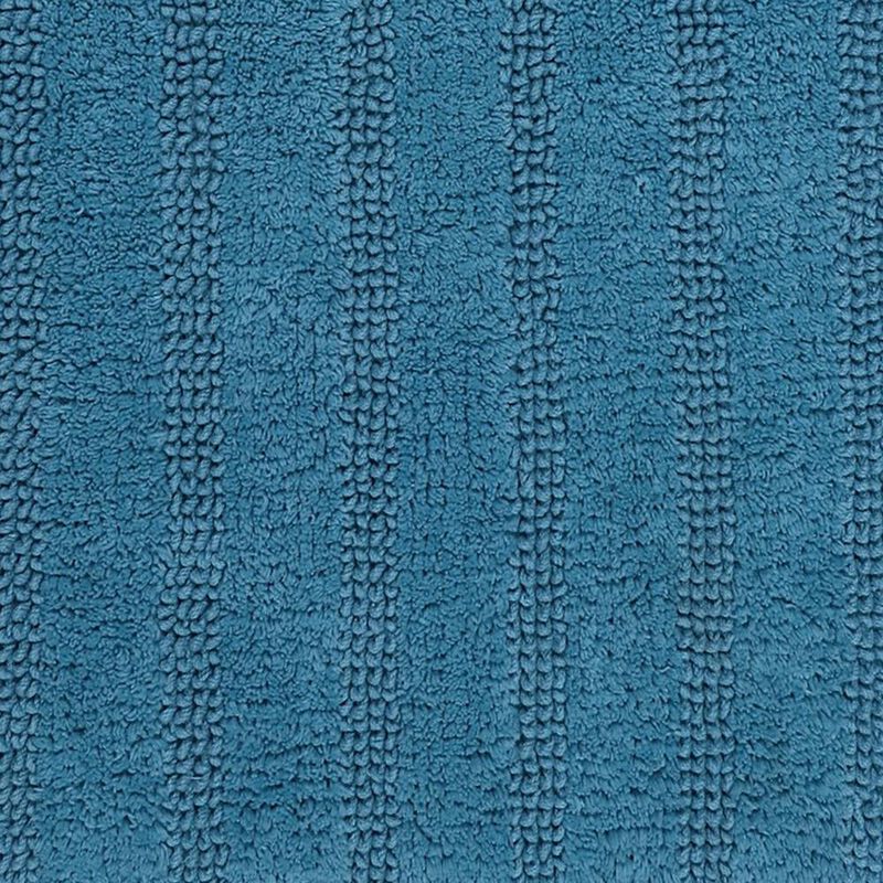Knightsbridge Linear 220 GSF Reversible Bath Rug 21 x 34 - Aqua