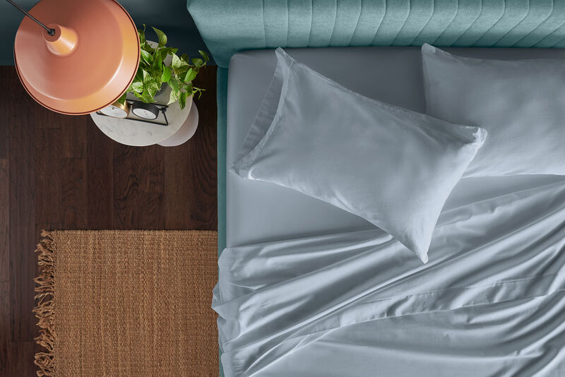Tempur-Pedic Cotton Queen Sleepy Blue Sheet Sets
