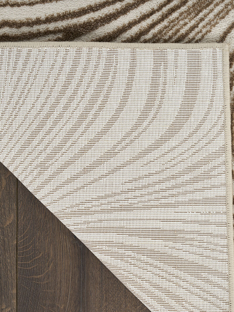 Central Park West CEP02 Beige/Brown 9' x 12' Rug