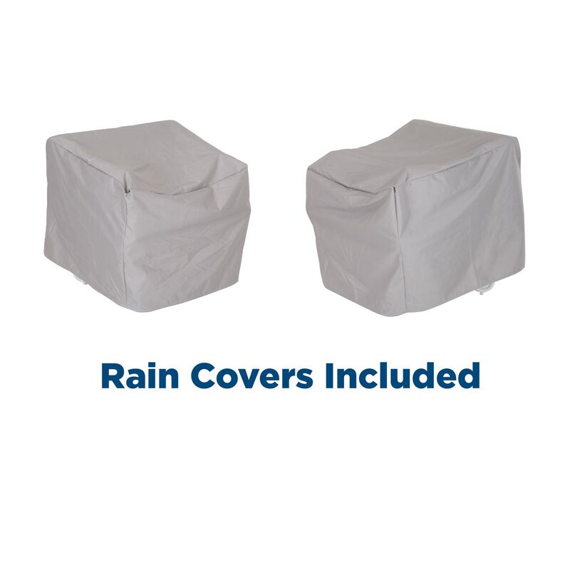 Poolside Gossip, Teddi Outdoor Lounge Chairs, 2-Pack