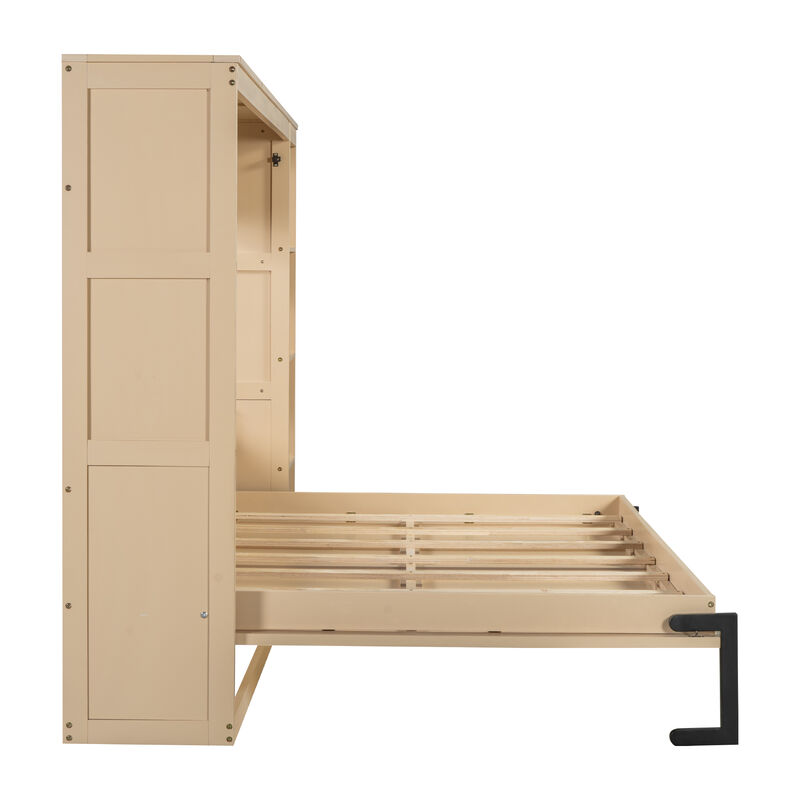 Merax Murphy Bed with Bookshelf