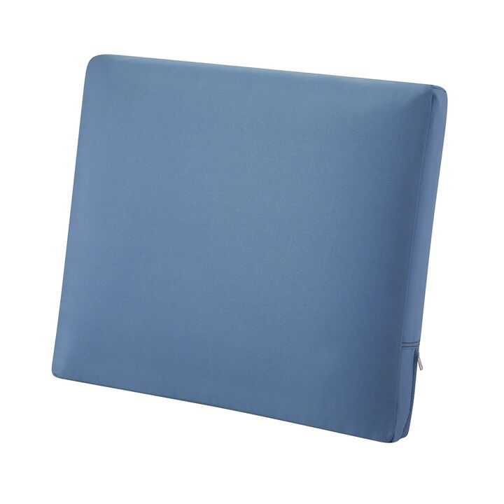 Classic Accessories Ravenna Back Cushion, 23"W x 20"H x 4"Thick, Empire Blue