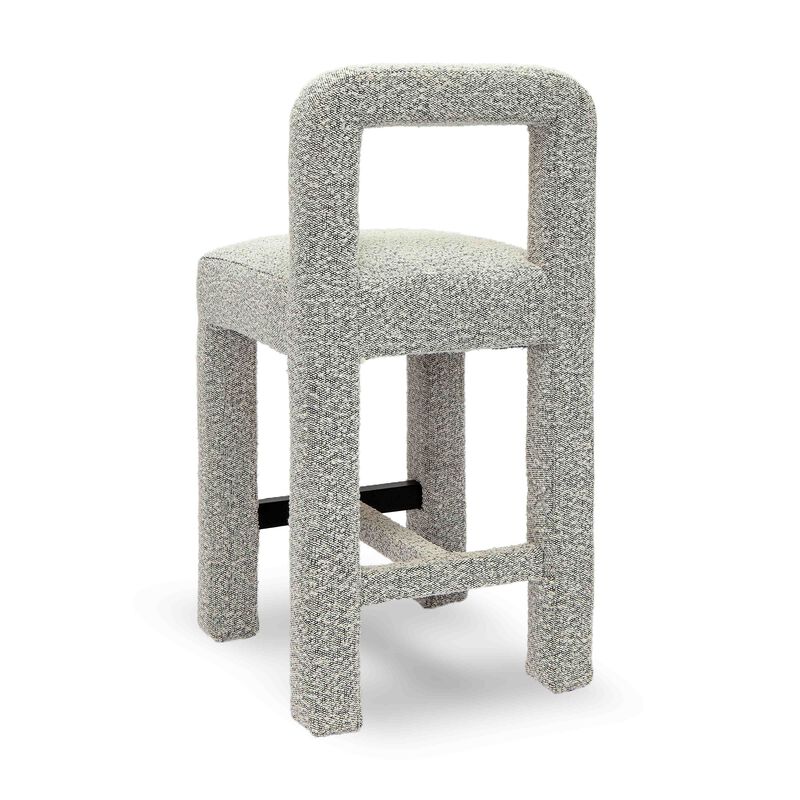 Hazel Cream Boucle Counter Stool