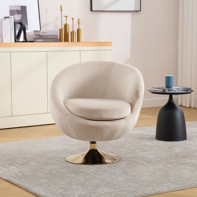 360 Degree Swivel Cuddle Chairs, Round Armchairs for Home & Office