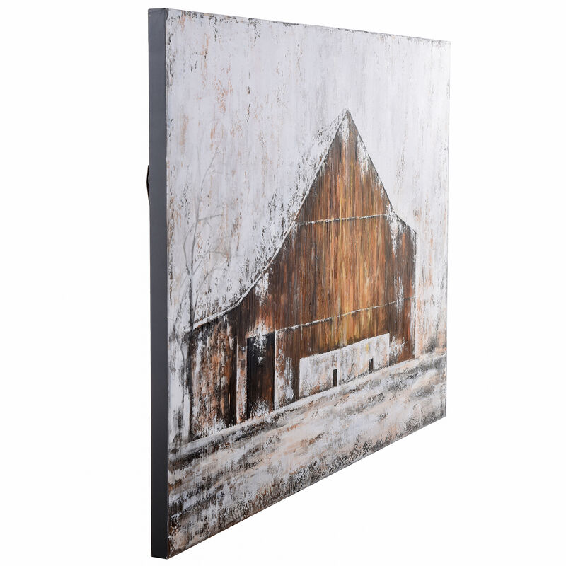 Aged Barnhouse Framed Print