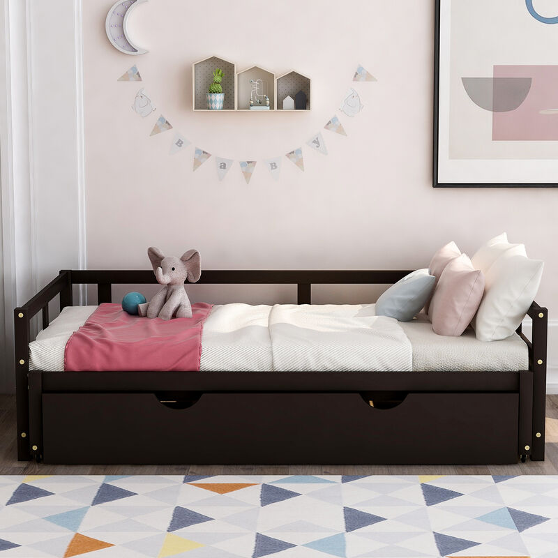 Merax Extending Daybed with Trundle