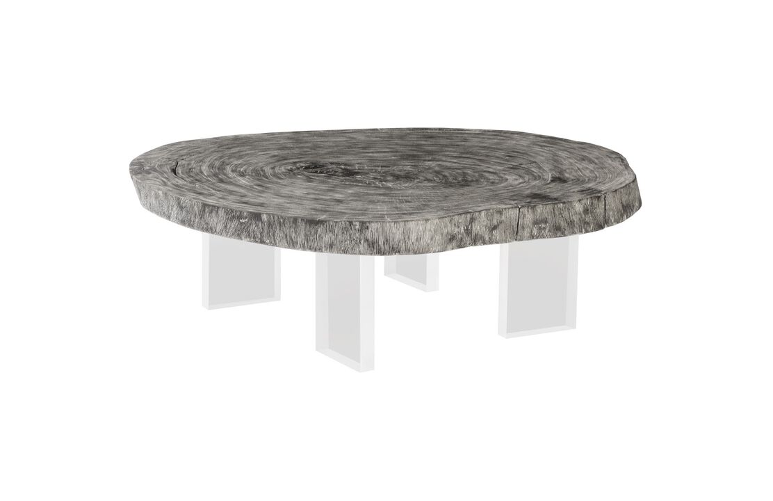 Floating Coffee Table on Acrylic Legs