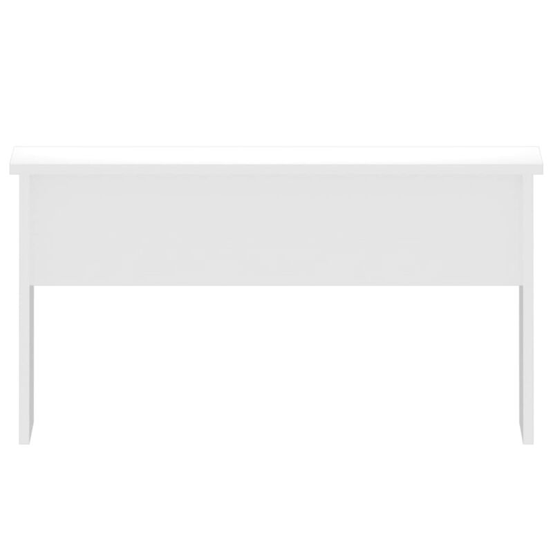 vidaXL Coffee Table High Gloss White 31.5"x19.9"x16.3" Engineered Wood