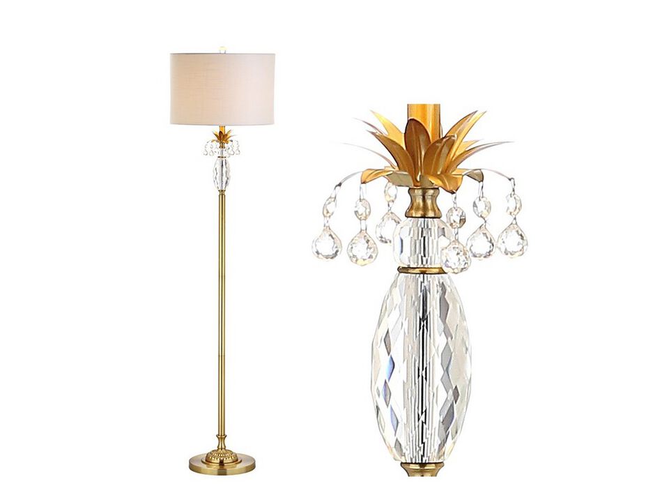 Adalyn Crystal / Metal LED Floor Lamp