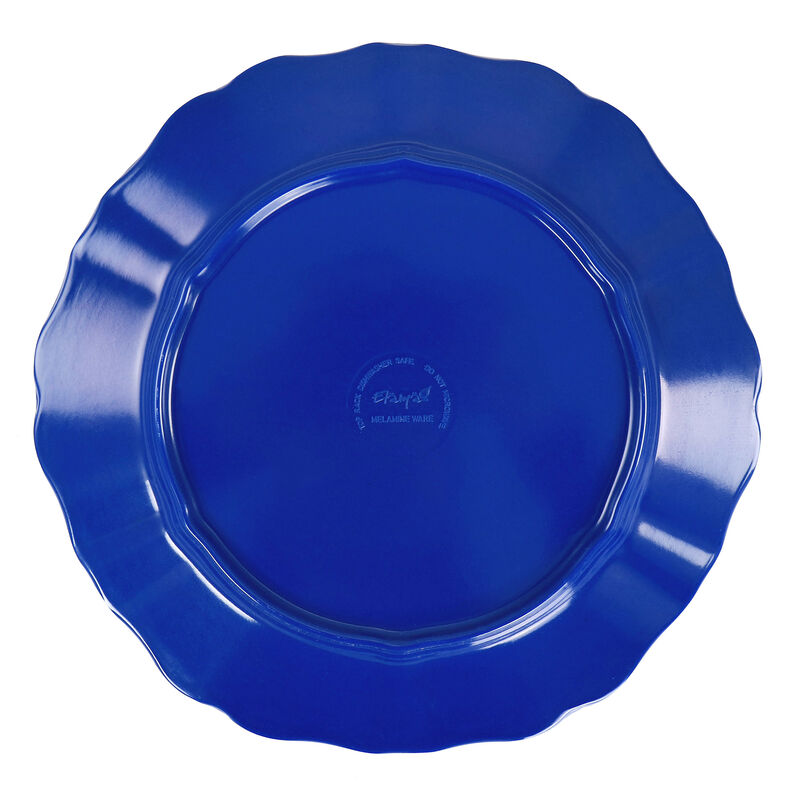 Elama Roma 12 Piece Melamine Dinnerware Set in Blue