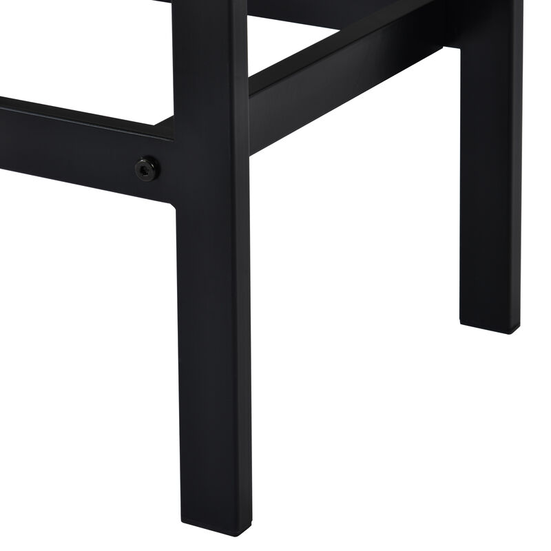 Merax Counter Height Extra Long Dining Table Set