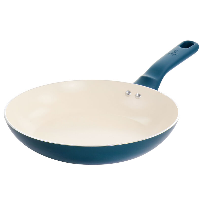 Spice by Tia Mowry Savory Saffron 16 Piece Ceramic Nonstick Cookware Set in Teal