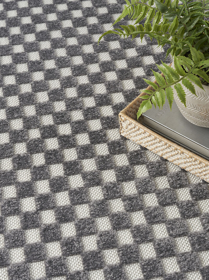 Care Free CAF02 Gray 7'10" x 9'10" Rug