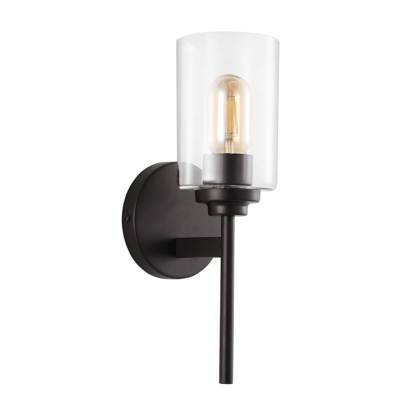 Juno Farmhouse Industrial Iron Cylinder LED Sconce