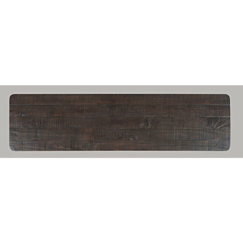Jofran Madison County Rustic Reclaimed Solid Wood Farmhouse 54 Dining Bench