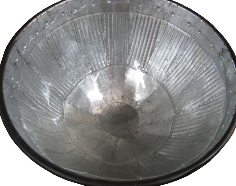 Galvanized Metal Standing Beverage Cooler Tub with Liner