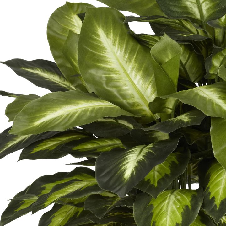 Nearly Natural Golden Dieffenbachia w/Large Hexagon