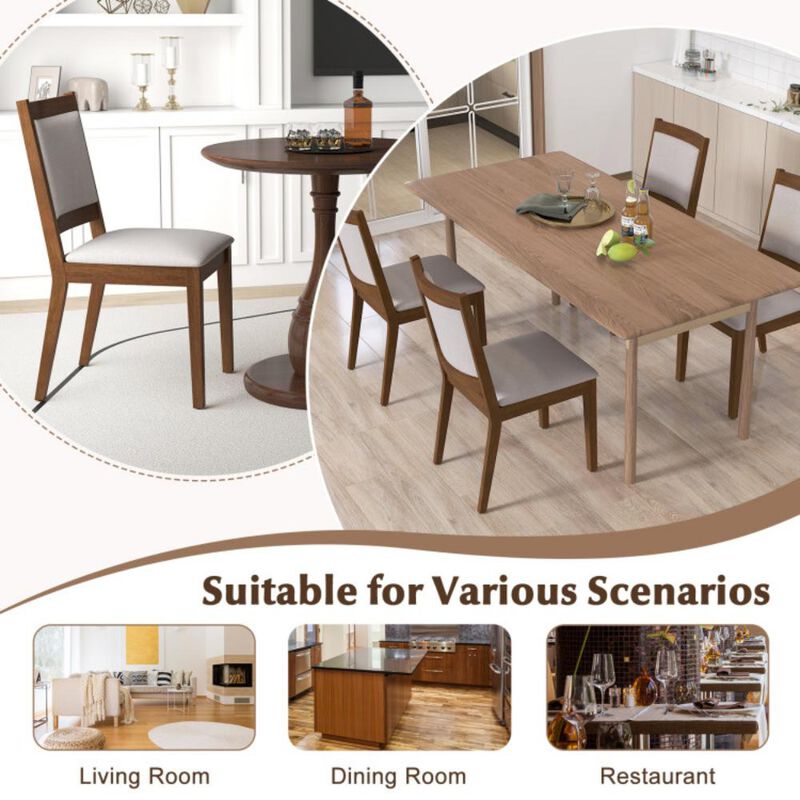 Modern Upholstered Dining Chairs Set of 2 for Kitchen or Dining Room Comfort and Style