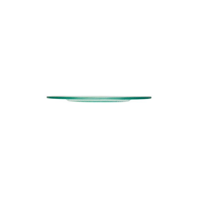 Glass Dinnerware dia.11.75" h:0.75" Round Clear Glass Platter