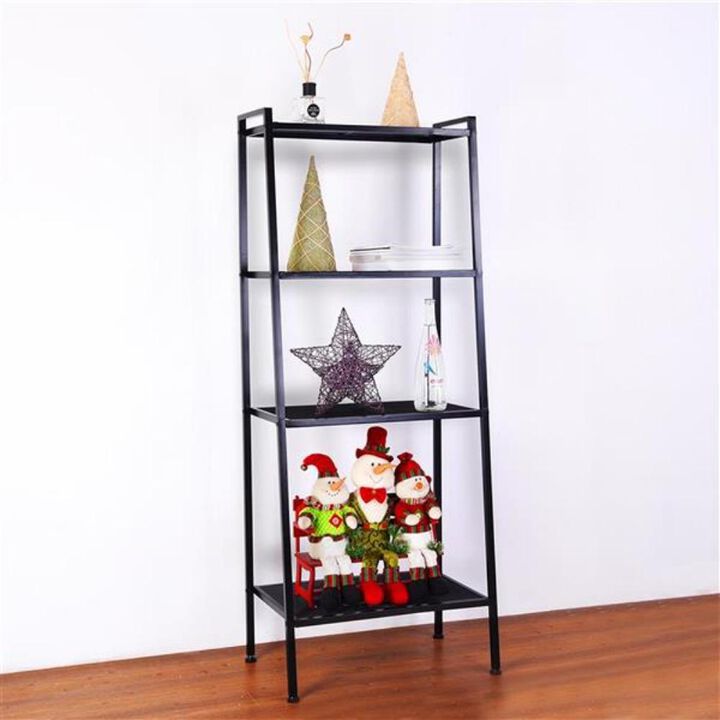 4-Tier Bookshelf for Storage & Display in Home or Office