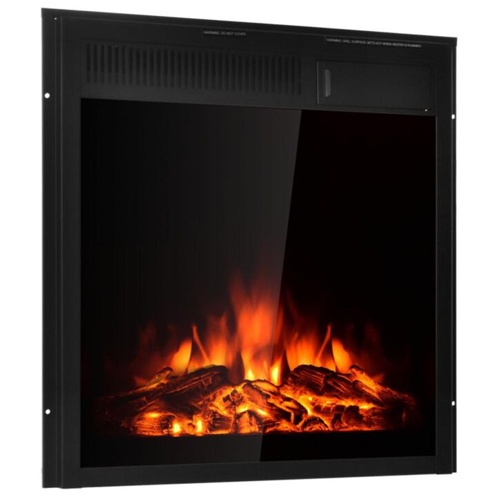 Hivvago 22.5 Inch Electric Fireplace Insert Freestanding and Recessed Heater