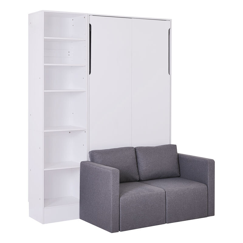 Merax Sleek Murphy Bed Wall Bed with Sofa