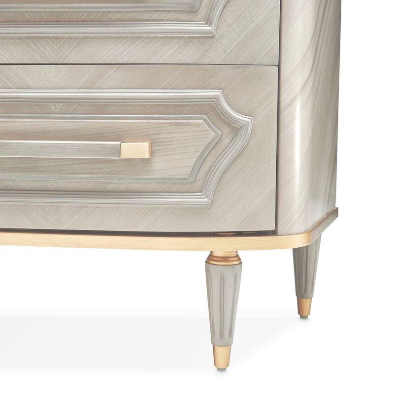 Michael Amini St. Charles Dresser - Dove Gray