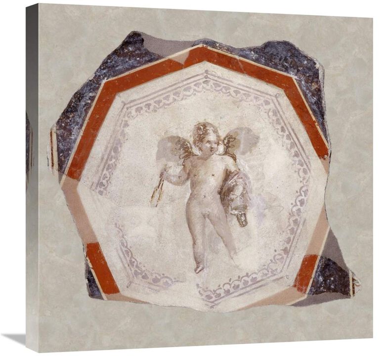 Fresco Depicting Cupid holding Two Sticks and a Pail-Canvas Art-24x24