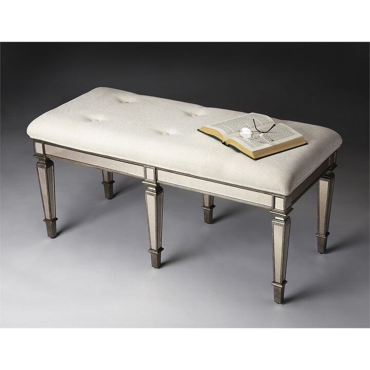 Vintage Mirrored Bench, Belen Kox
