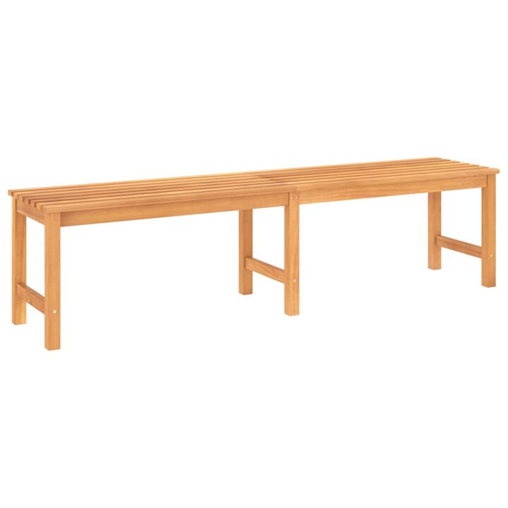 vidaXL Patio Bench 70.9" Solid Teak Wood