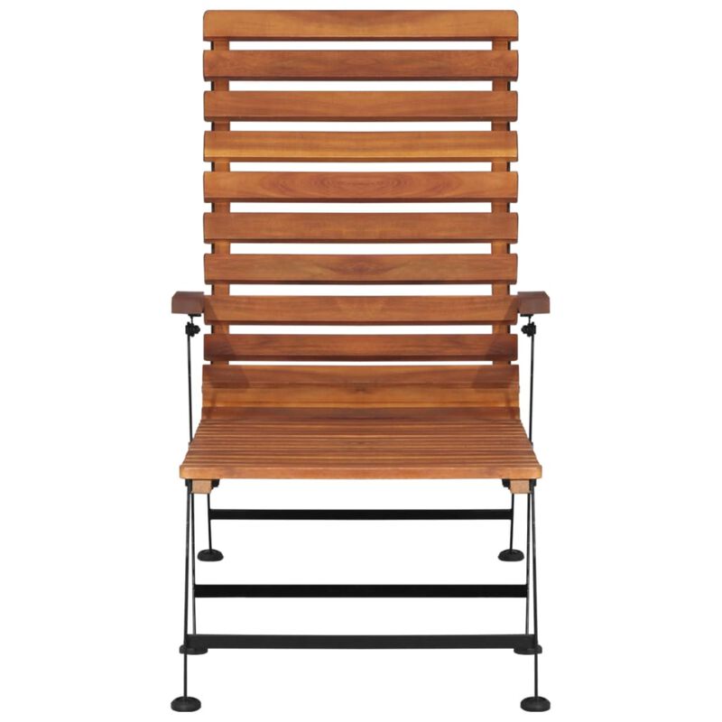 vidaXL Patio Deck Chair Solid Wood Acacia