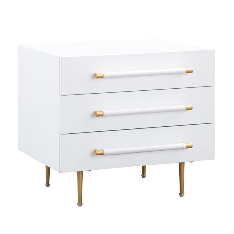 Belen Kox Pure Modern 2 Drawer Nightstand, Belen Kox